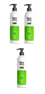 Revlon Pro You The Twister Scrunch Curl Activating Gel 350ml 3er Pack