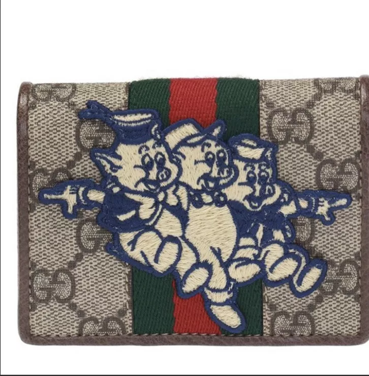 Portefeuille GUCCI Disney trois petits cochons