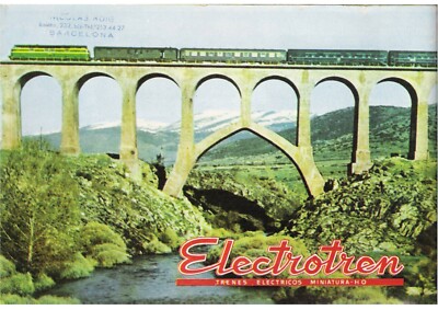 catalog ELECTROTREN 1972 miniature electric trains HO 1/87 SP F E D aa
