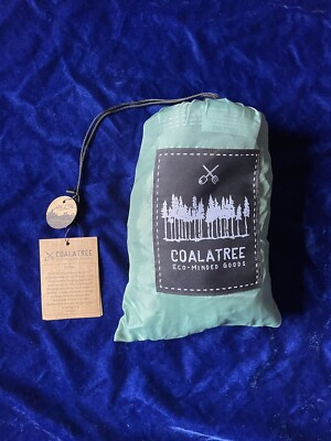 NWT! Coalatree Packable Hammock   Green, Easy Setup, Portable, lightweight, camp