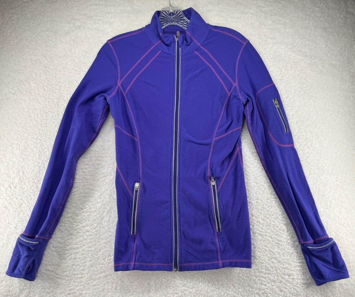Purple athletic best sale jacket