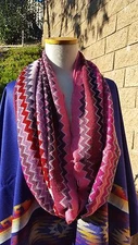 Women's  Infinity scarf geometric pashmina many colors availables