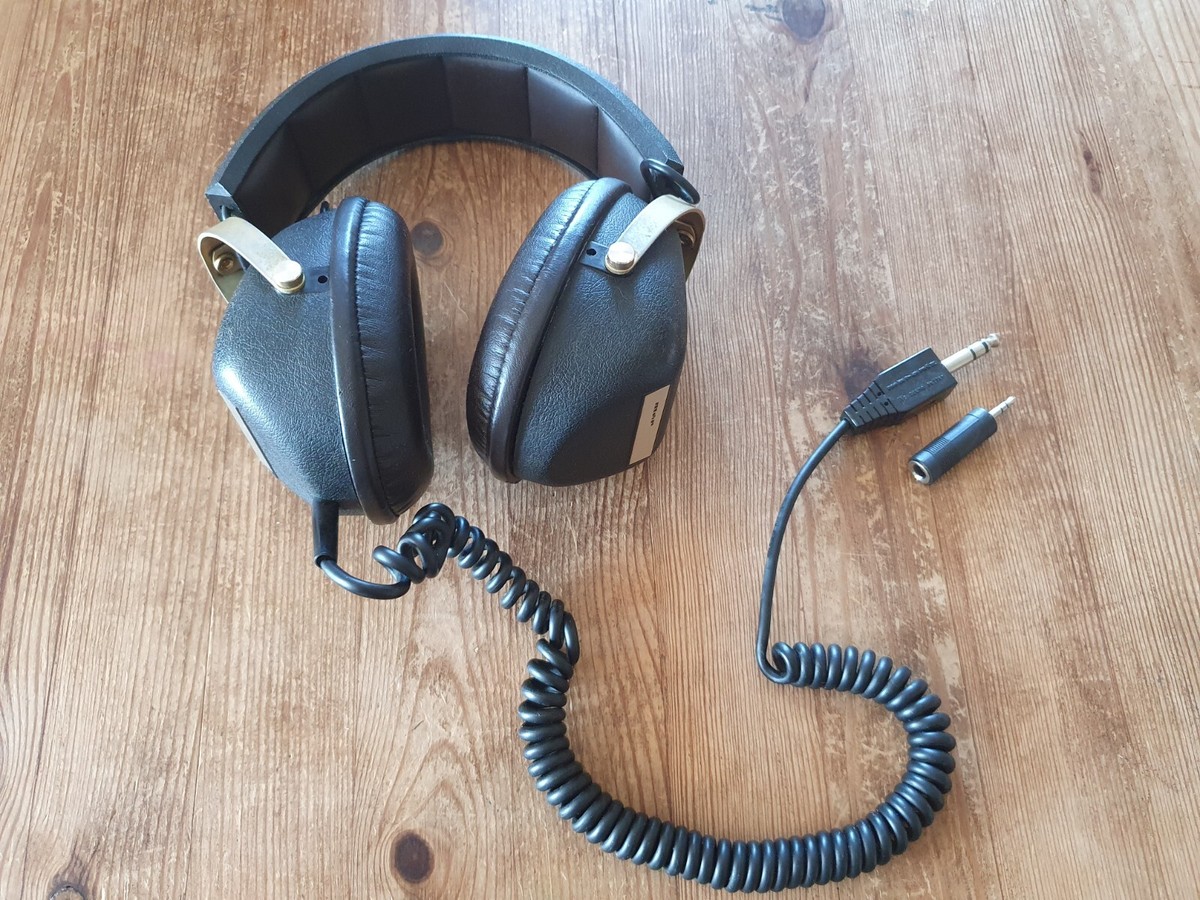 Casque Audio Vintage Marantz SD-5 - Noir Et Or Champagne - Années 70 - Très Bon état - Jack 6.35mm/3.5mm