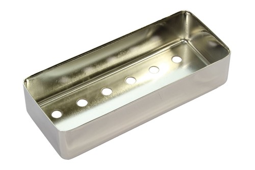 Mini Humbucker Pickup Cover Nickel Plated nickel silver 50mm - Picture 2 of 2
