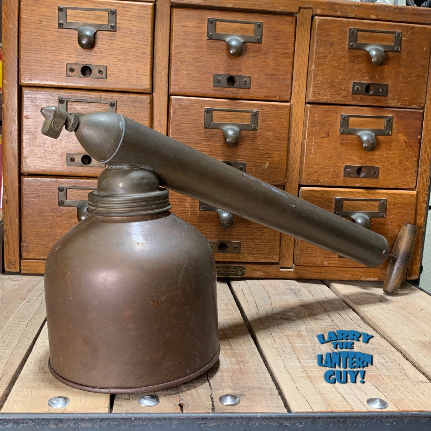Vintage Copper & Brass Farm ~ Garden Plant or Insecticide Sprayer USA  BLIZZARD