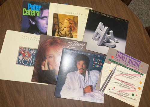 1980s Artists LPs - Peter Cetera, Tiffany, REO Speedwagon, Cyndi Lauper and More - Picture 2 of 2