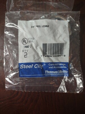 THOMAS & BETTS FORMERLY LAMSON HOME PRODUCTS 3/4'' LOCKNUT,RGD/IMC,STL-