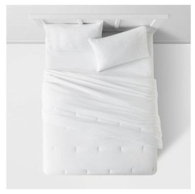 Micro Texture Comforter - Room Essentials (Full/Queen) - White