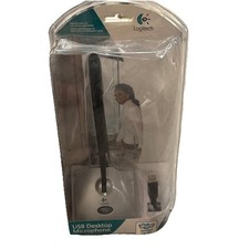 Logitech USB Desktop Microphone PC Laptop VOIP Skype Certified Windows