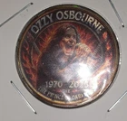 5 Kennedy Half Dollar Ozzy Osbourne  Coins