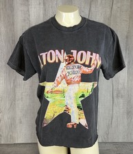 Elton John Farewell Yellow Brick Road Tour T Shirt 2023 Oversized Crop Top SML