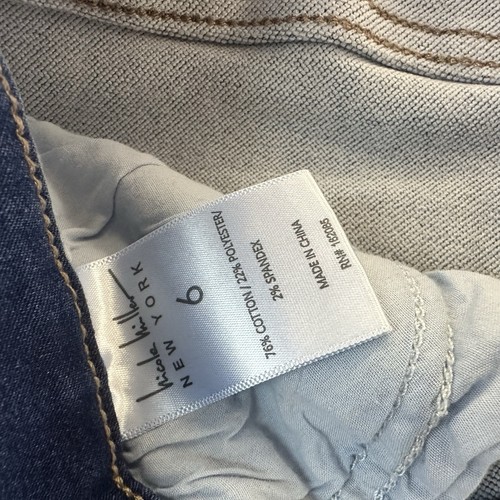 Nicole Miller NY Soho hoch geschnittene Denim Jeansshorts Damengröße 6 - Bild 4 von 6