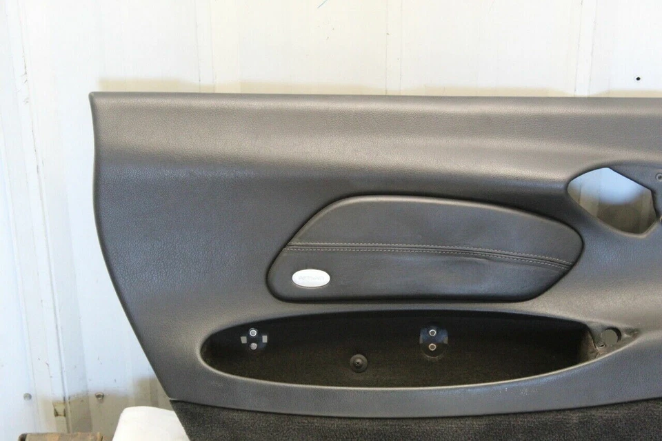 1999-2004 Porsche Boxster 986 Left  Door Panel Leatherette Black OEM Used - Изображение 2 из 4