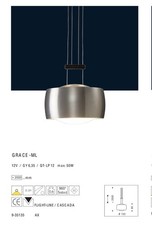 OLIGO Grace LED Pendelleuchte Für ready for take off, Tric Trac, light line Sys.