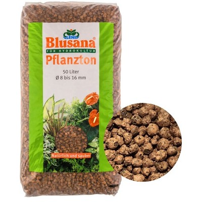 Blusana Pflanzton 50l Pflanzsubstrat für Hydrokultur Tongranulat Körnung  8-16mm