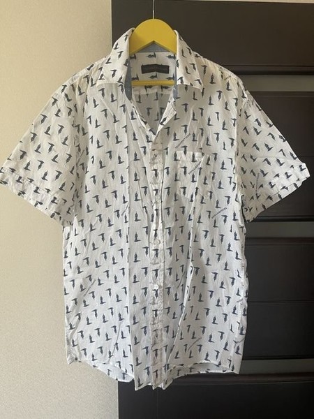 Men Calvin Klein Shirt White Cotton 38
