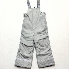 Hanna Andersson Outdoor Snow Bibs Kids Size 4 Grey Winter Outdoors Cozy