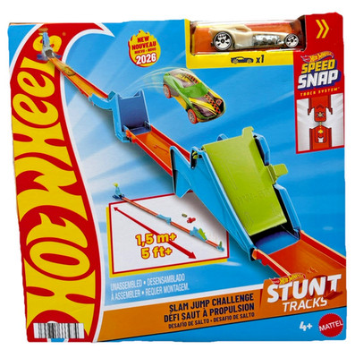 Hot Wheels Speed Snap Track  Slam Jump Challenge 2026 NEW  4+