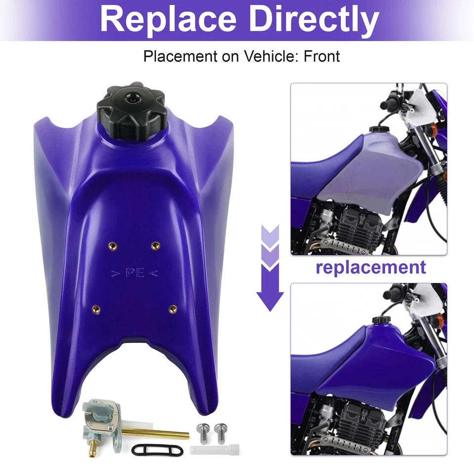  Fuel Tank Gas Tank 4PX-24110-30-00;2GU-24500-02-00 for 1999-2006 Yamaha TTR250 - Image 2 of 4