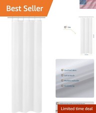 Elegant 32x72 Shower Curtain Liner - Machine Washable  Durable Polyester Design