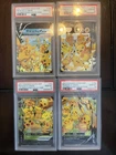 Pokemon SWSH Celebrations Pikachu V Union Collection #139-142 PSA 10 Sequential