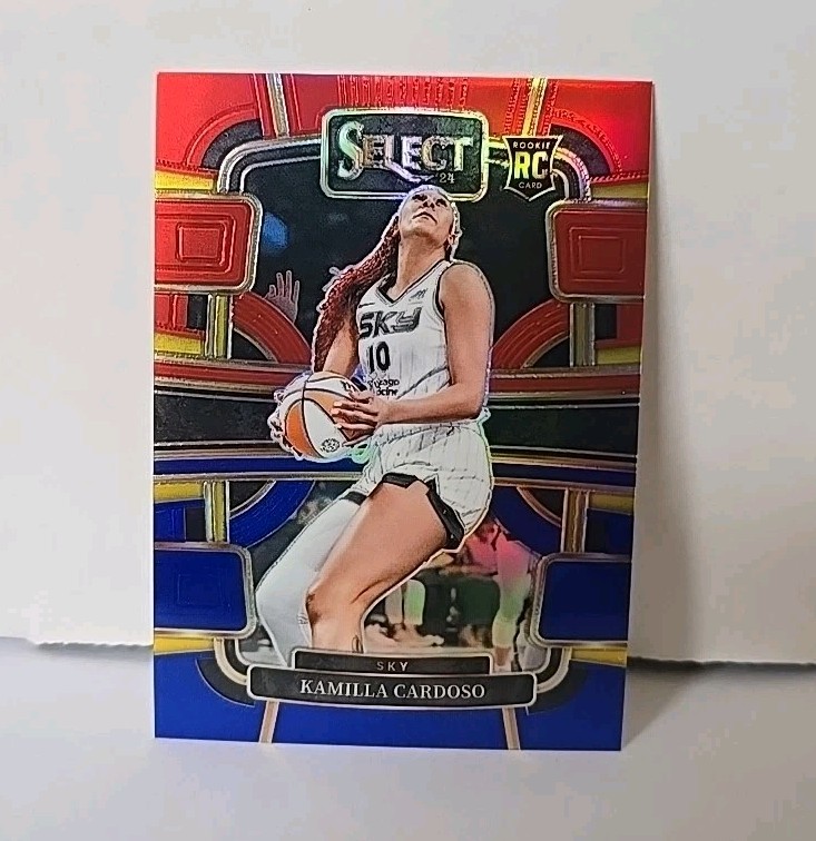 2024 PANINI SELECT WNBA RED & BLUE PRIZM #33 KAMILLA CARDOSO RC 345/399 ROOKIE