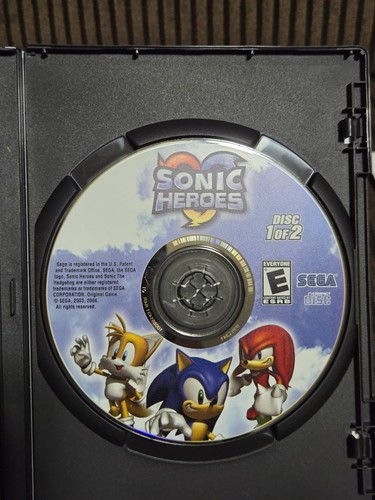 Sonic Heroes PC CD-ROM 2004 Tall Case, Sega 2 Discs. NFR. CiB. USA - Bild 4 von 9