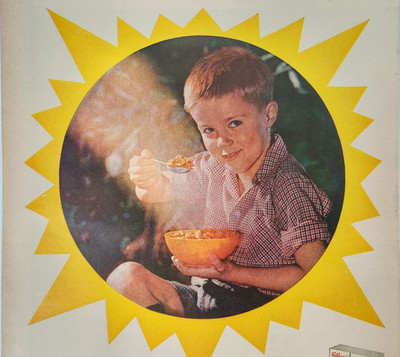 Kelloggs Corn Flakes Sunshine Boy Cereal Vintage 1957 Ad Magazine Print