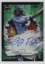 2024 Topps Finest Green Refractor 73/75 Logan Porter #FA-LP Auto 0q21