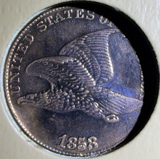1858 Flying Eagle Small Cent Large Letters Variety Philadelphia Mint