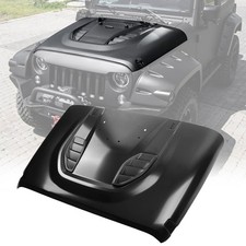 10th Anniversary Style Aluminum Hood Scoopvent Fits 2007-2018 Jeep Wrangler Jk