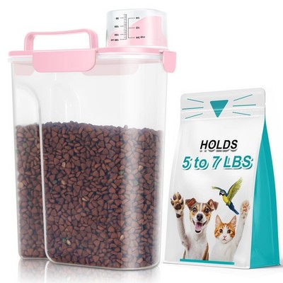 Cat Dog Food Container 5 to 7 lbs, Secondary Pet Food Storage Beyond a Large ...