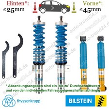 B14 Fahrwerk 35-45mm, 0-25mm Tieferlegung u.a.: Peugeot 206 CC 2D Bj. 2000-2008