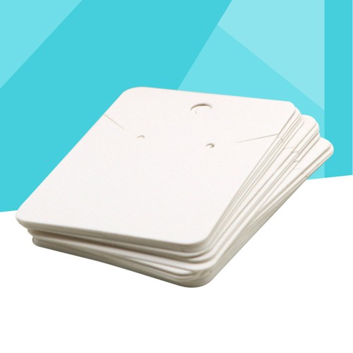 100 Pcs Earring Necklace Set Card Display Cards Jewelry Packaging
