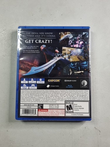 Devil May Cry 5 V PS4 Playstation 4 Brand New Sealed - Picture 2 of 6