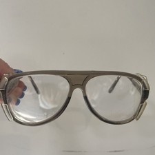 Vintage Crews Foreman Safety Glasses Z87 Lens Side Shields, 147MM 58CV Taiwan