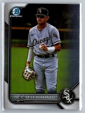 2022 Bowman Draft #BD-57 Erick Hernandez ROOKIE Chrome White Sox