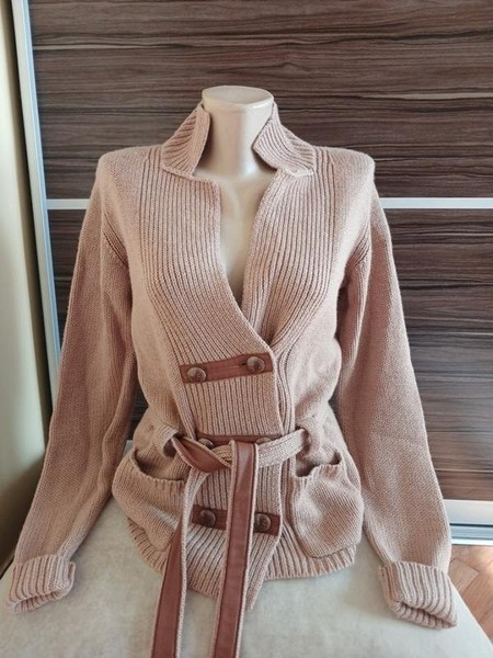 Women Brax Sweater Beige Cashmere S