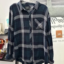 Rails Ladies Button Down Size Large