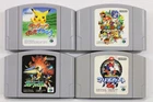 Lot of 4 Mario Kart Mario Party Star Fox Pikachu Nintendo 64 N64 Japan Import
