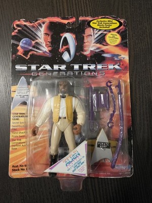 STAR TREK GENERATIONS WORF IN 19TH CENT OUTFIT PLAYMATES ACTION FIGURE NEW 