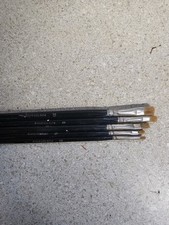 PURE RED SABLE MARKED BRUSHES, sizes 2, 4, 6, 8 And 10