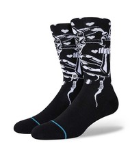 STANCE x DC Comics Harvey Quinn Crew Socks Large 9-13 Black White Batman D