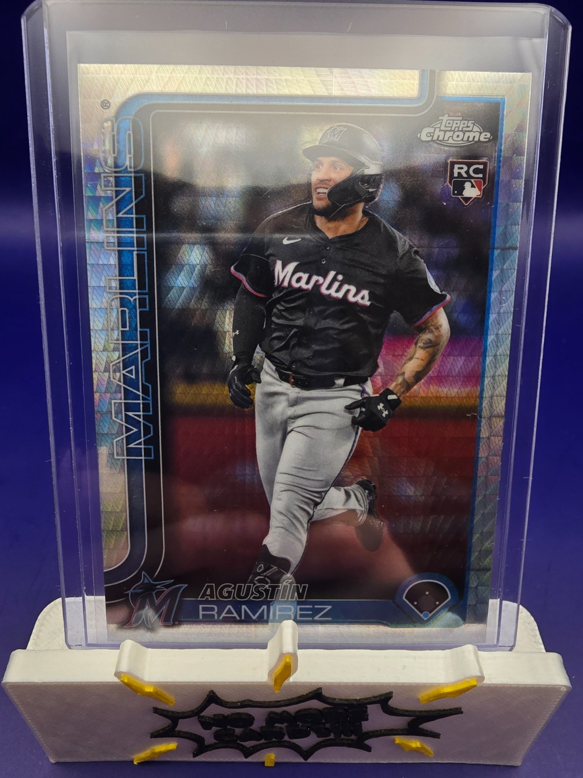 2025 Topps Chrome Update Series - Agustin Ramirez #USC200 Prism Refractor (RC)