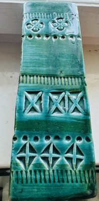 Vase Bitossi Rimini Blue Aldo Londi 60er 70er Jahre Mid Century Vintage Italy 
