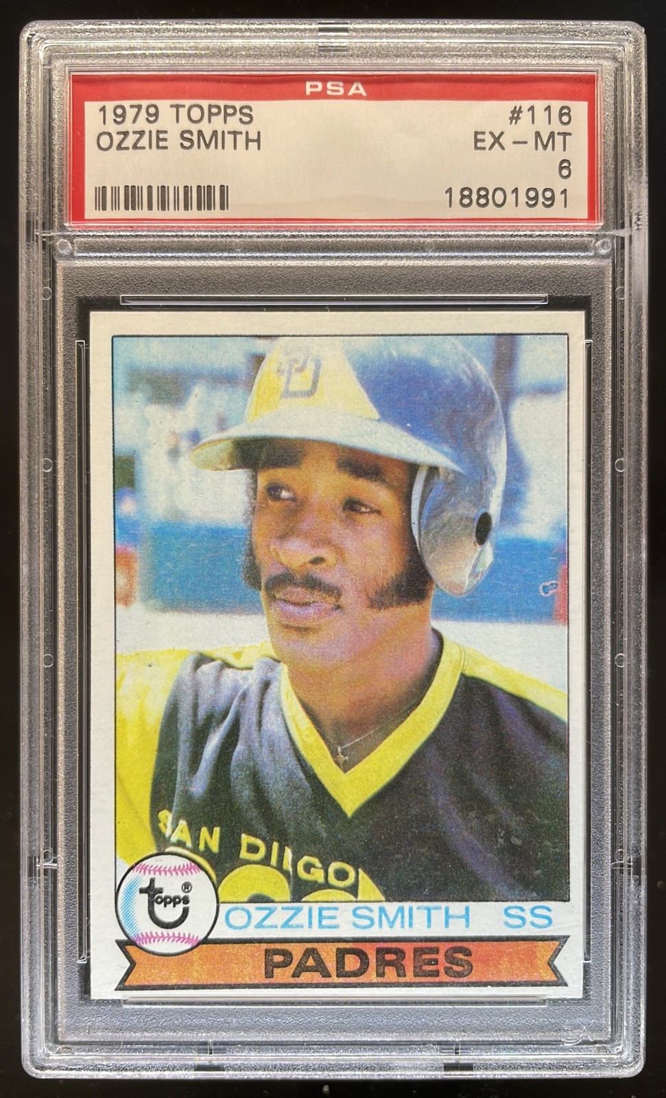 1979 Topps Ozzie Smith #116 RC San Diego Padres PSA 6 ROOKIE EX/MT