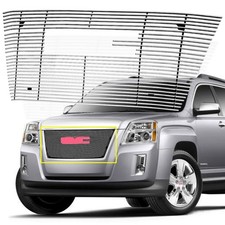 Billet Grille Fits 2010-2015 Gmc Terrain Ww Logo Cutout Main Upper Grill Insert