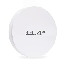 50 Sheets Circle Cardstock 11.4 Inch Blank Round Craft Paper White Drawing