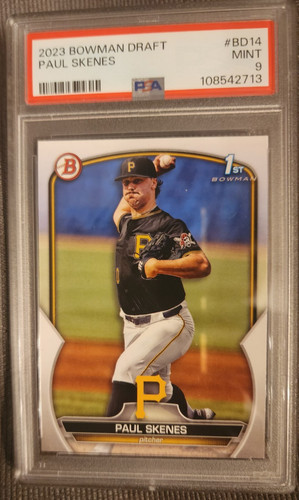 Paul Skenes #BD-14 2023 Bowman Draft card