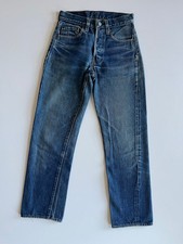 Vintage Levi's 501 Redline Jeans Tag Size 27x31 Made in USA Selvedge Denim